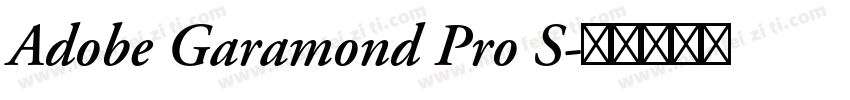 Adobe Garamond Pro S字体转换
